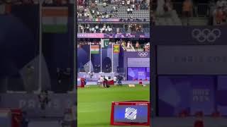 National Anthem Of Stan In Paris Olympics 2024 Olympian Arshad Nadeem Olympic D Medal