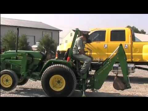 John Deere Backhoe Attachment >> JOHN DEERE 790 TRACTOR WITH LOADER AND BACKHOE - YouTube John Deere Backhoe Attachment >> JOHN DEERE 790 TRACTOR WITH LOADER AND BACKHOE - YouTube