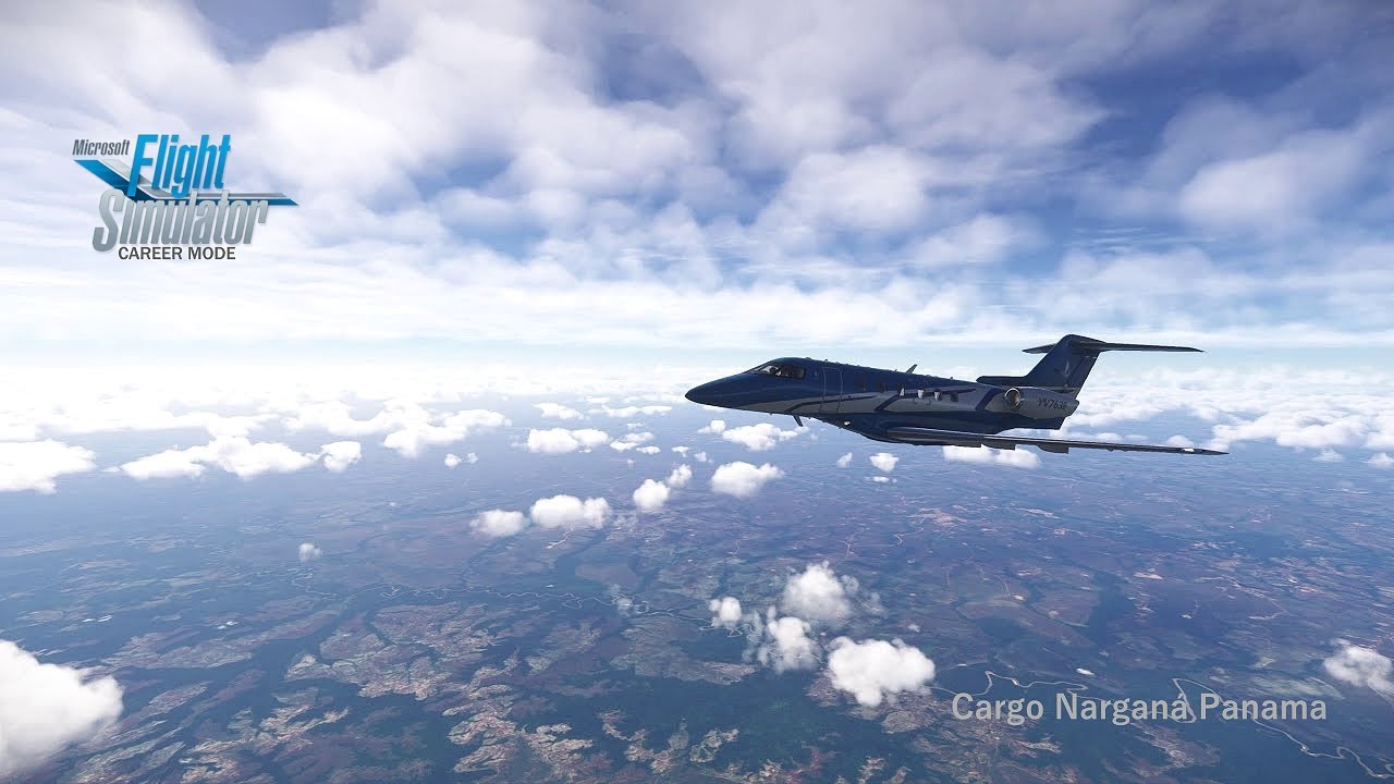 MSFS 2024 PC-24 Cargo Operation to Panama: Tough Landing