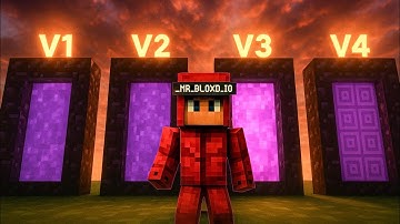 Top 4 Secret Nether Portals Of Bloxd.io! Not For Noobs 