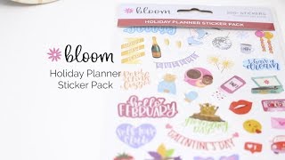 bloom daily planners® - Holiday Planner Stickers V4