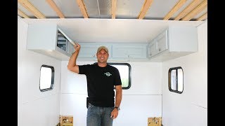 How to Build a DIY Travel Trailer - Interior Cabinets (Part 4)