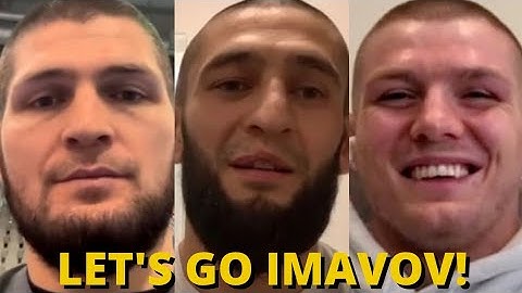 UFC fighters react to Nassourdine Imavov KO'ing Israel Adesanya