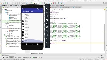 23. RecyclerView and CardView Part 2 (AS 3.1.3)