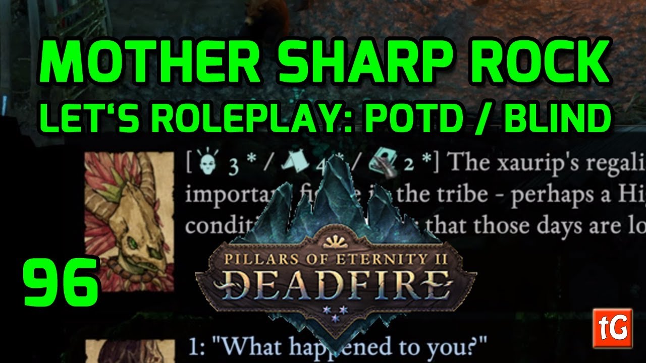 Let's Roleplay Pillars of Eternity 2: Deadfire – Mother Sharp Rock, Path of the Damned Gameplay #96