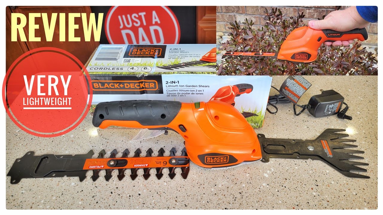 Black + Decker Cordless Shrub / Hedge Trimmer GSL35 Review 