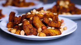 Street Style Kelewele |Fried Sweet and Spicy Plantains |Alloco Chaud.