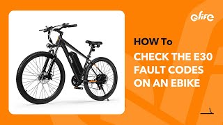 How to check the E30 fault codes on an ebike - Qlife Mountain Ebike