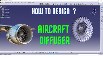 how to design diffuser in catia v5 | surface design tutorial | part design | multi section surface
