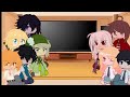 Some characters reacting to each other. 1/2 sorry for not posting