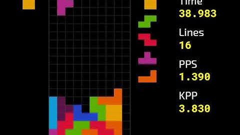 Tetris 40L sprint 1:19