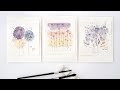 DIY Watercolor floral cards idea for any occasion