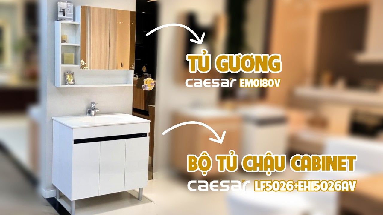 Tủ gương Caesar EM0180V