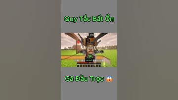 Những Quy Tắc Bất Ổn Của Gã Đầu Trọc Trong Cẩu Hùng Lĩnh ( Tập 2 ) 🤣 #shorts #shortsminecraft