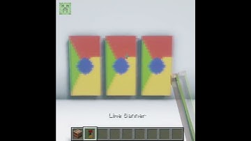 Minecraft : banner logo google chrome | #short