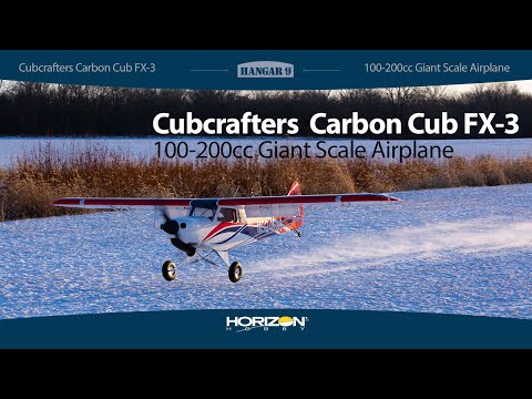 Please click &quot;Show More&quot; for links and more information.Please visit https://www.horizonhobby.com/product/cubcrafters-carbon-cub-fx-3-100-200cc-arf-165/HAN52...