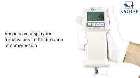 Robust Push/Pull force gauge for simple measurement | SAUTER FK