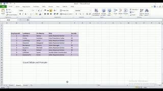 Count Male and Female using Excel screenshot 3