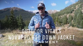 Outdoor Vitals NovaPro Down Jacket - 850 Fill Waterproof Down with Pit Zips