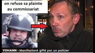 Manifestant Giflé Par Un Policier Pas De Haine Contre Lui Mais Contre Les Donneurs Dordres