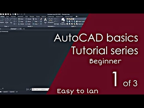 AUTOCAD Basics For Beginners Tool Bar's Explain 5 - YouTube
