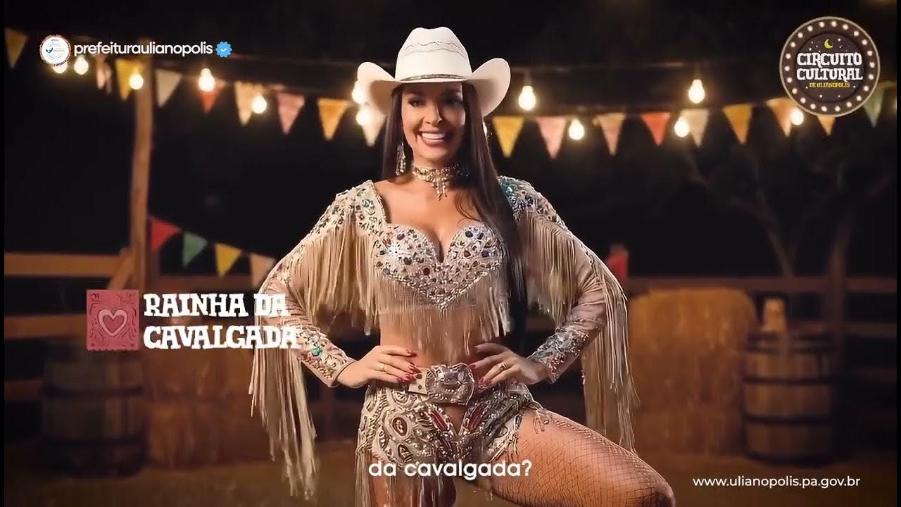 Anúncio de festa junina da prefeitura de Ulianópolis feito com Google Veo3