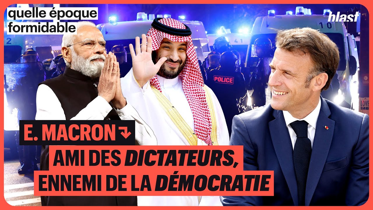 ⁣E. MACRON : AMI DES DICTATEURS, ENNEMI DE LA DÉMOCRATIE