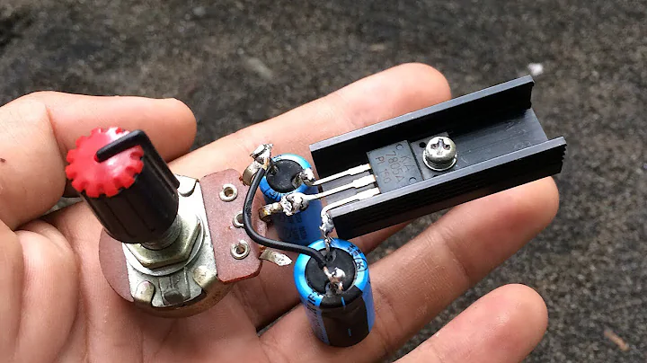 How to Make 7805 Adjustable Voltage Regulator Circuit