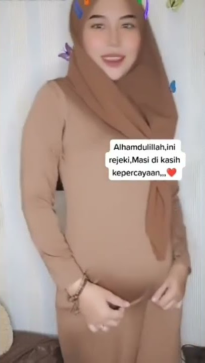 bumil hijab ketat 😘🔥