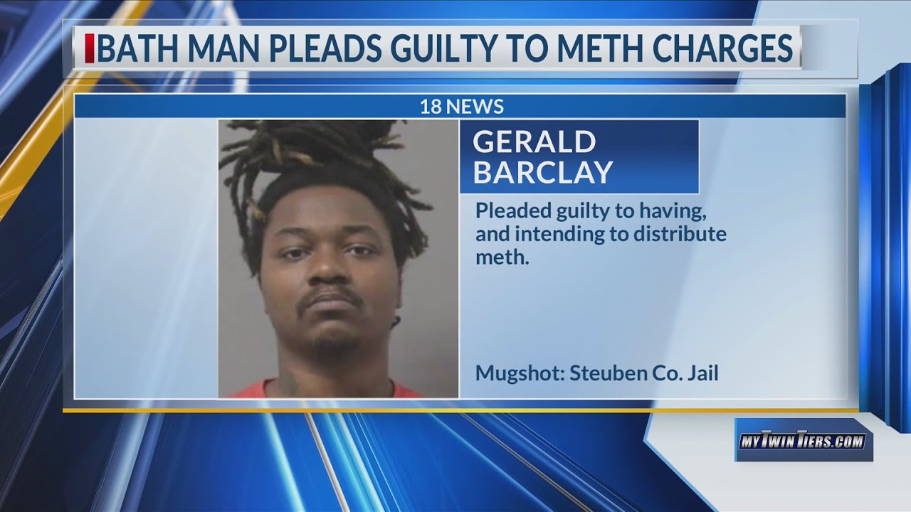 Bath man pleads guilty to meth charge - YouTube