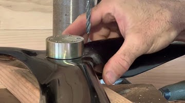 AliExpress AirJet DLE170: Using a Propeller Drill Guide to Drill Bolt Holes