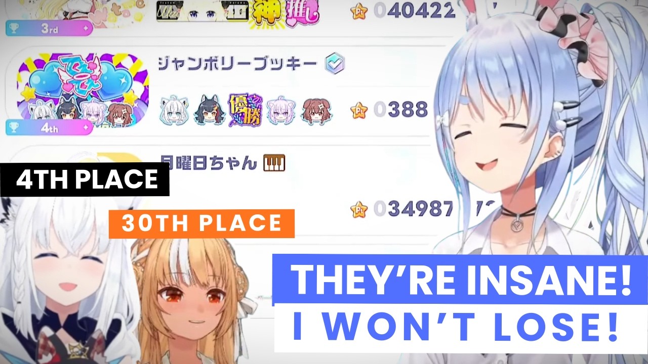 Pekora REACTS To Fubuki & Flare’s HIGH Rankings! 🤯😱 | Hololive Clip