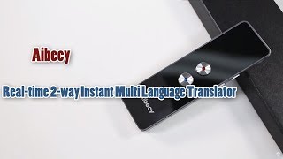 Aibecy Real-time 2-way Instant Multi Language Translator with APP for Business Travel Shopping screenshot 3
