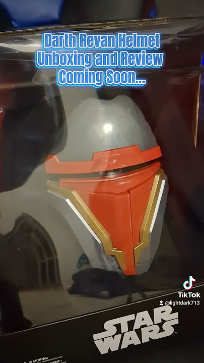 Darth Revan Jazwares helmet and costume review coming soon!!! #starwars #darthrevan #helmet