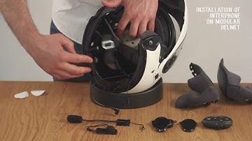 Interphone Tutorial 2: How to Install Intercom on Modular Helmet?
