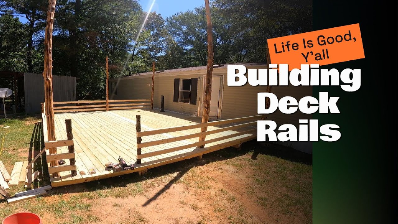 Building On Rails Building Deck Rails - YouTube
