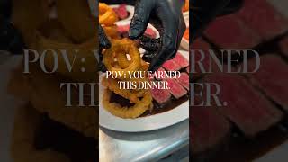POV - Steak Dinner