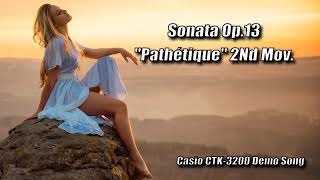 Sonata Op.13 Pathétique 2Nd Mov. - Casio Demo Song
