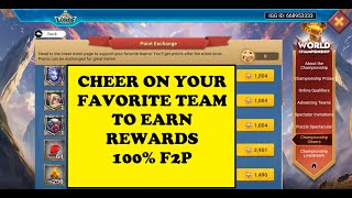 Lords Mobile - CHEER CHARMS IN WORLD CHAMPIONSHIP - Earn some decent F2P rewards!!!
