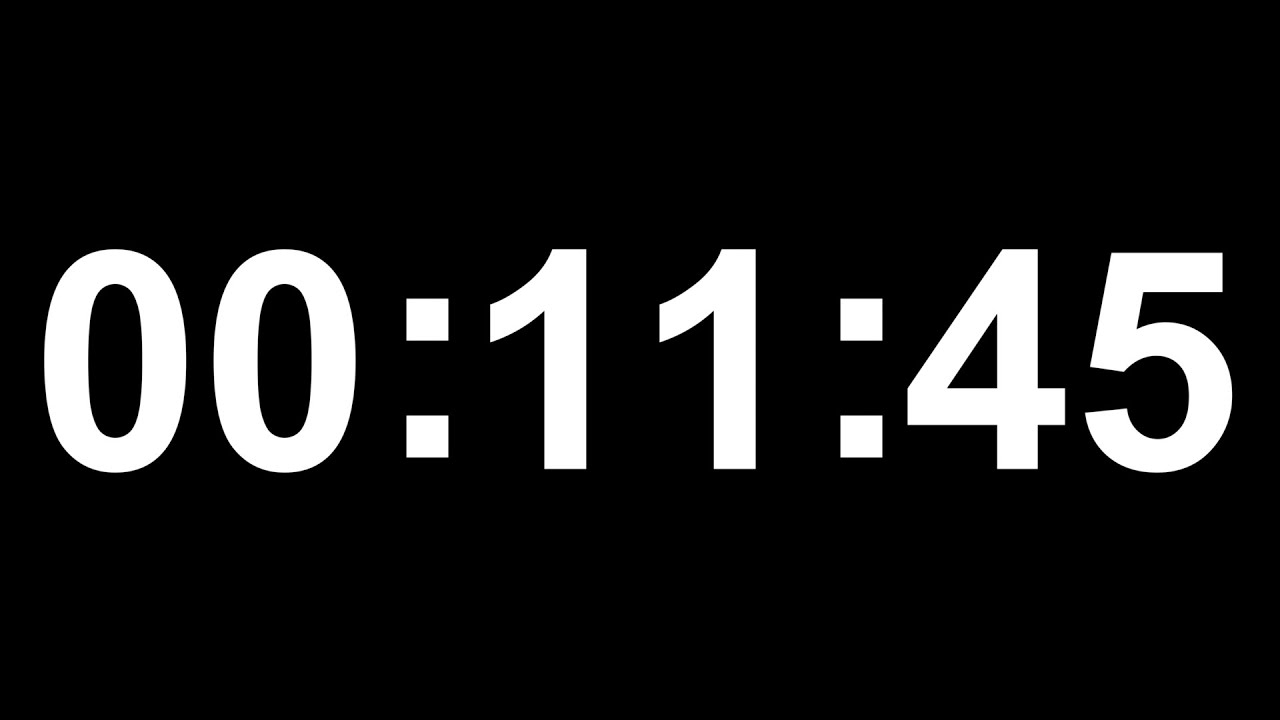 11 Minute and 45 Second Timer ⏲️ - YouTube