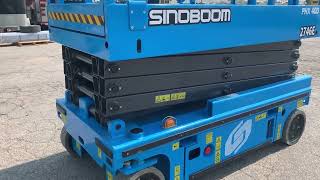 2021 Sino Boom 2746E Boom Scissor Lift