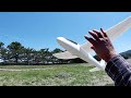 アマゾンの１０００円グライダーを凧として飛ばしてみる。 Glider Kite
