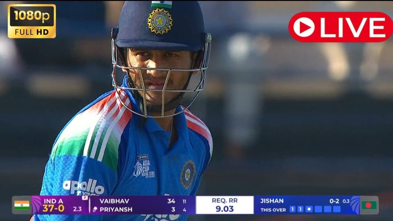 LIVE Bangladesh A vs India A Semi-Final | BAN A vs IND A Live Match | ACC Asia Cup Rising Stars 2025