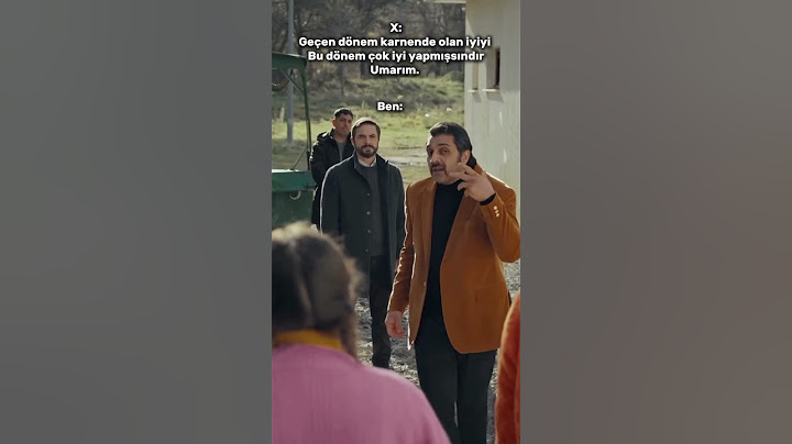 Efendim işitmedim bana bir şey mi dedin 😃