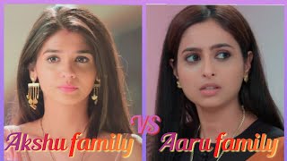 Akshu family🤩💖 👪 🆚 Aaru family🤩💖 👪 yrkkh😍 which is best family🤔😚 trending❤