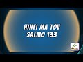 Hinei ma tov - Salmo 133 - Canto con testo