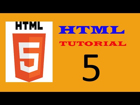 HTML TUTORIAL FOR