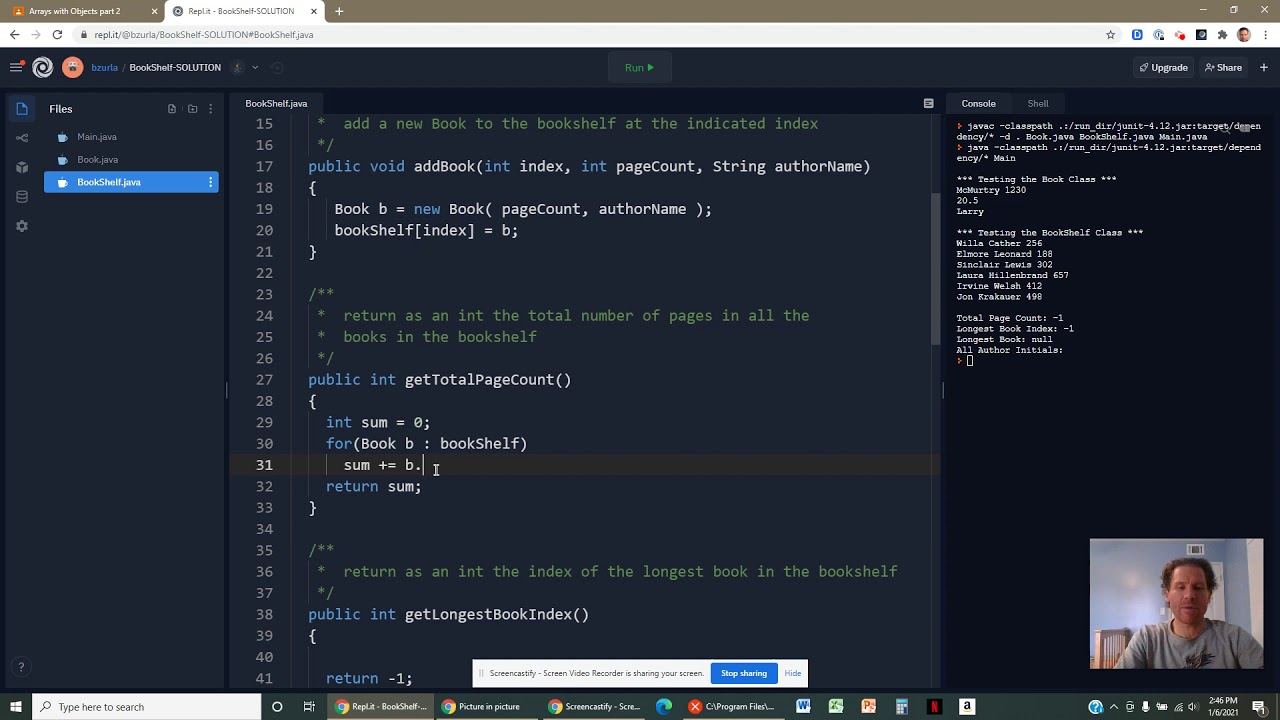 Arrays with Objects part 2 BookShelf - YouTube