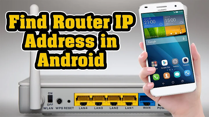 How to Find Router IP Address in Android Iphone or Ipad