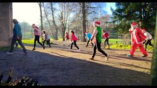 Jerusalema flash mob  dance Edinburgh 18th December Christmas